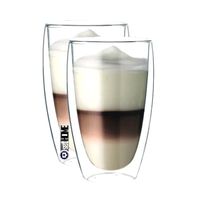 Szklanki Termiczne do Kawy Latte Herbaty 380ml 2 sztuki