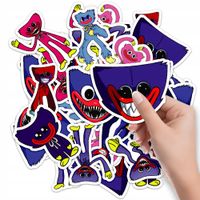 NAKLEJKI NA ZESZYT NALEPKA Z POSTACIAMI GRA HUGGY WUGGY WZORY 10SZT