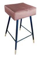 Hoker krzesło barowe Max podstawa czarna/złota MG58