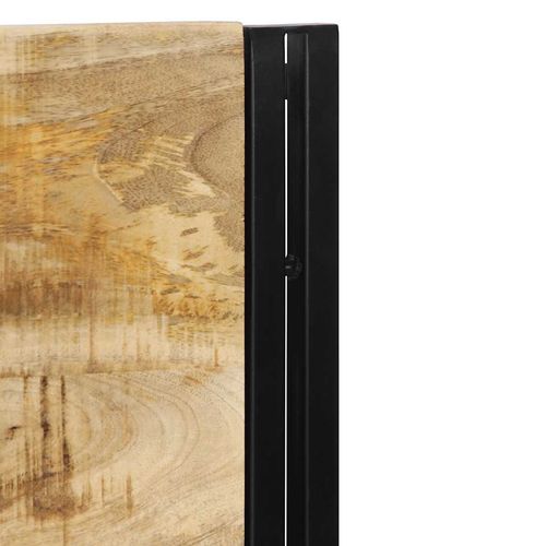 Zagłówek 160 cm lite drewno mango i żelazo na Arena.pl