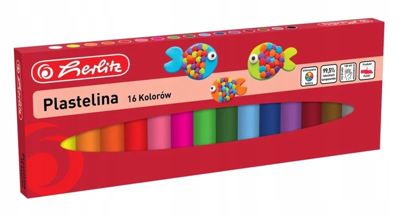 PLASTELINA 16 KOLOR?W zdjęcie 1