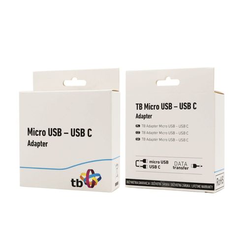 TB Adapter Micro USB - USB C czarny na Arena.pl