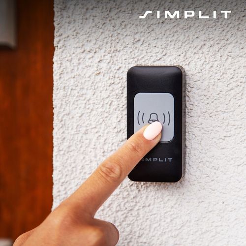 DZWONEK BEZPRZEWODOWY BEZBATERYJNY DO DRZWI FURTKI WODOODPORNY IP44 na Arena.pl