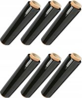 Folia stretch XXL strecz strech czarny 3kg x 6szt