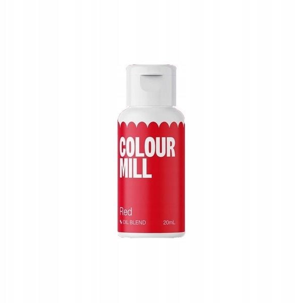 Barwnik olejowy Colour Mill 20ml RED czerwony zdjęcie 1