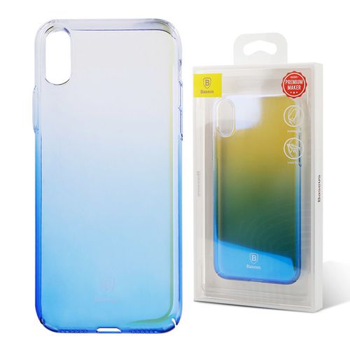 BASEUS GLAZE CASE ETUI IPHONE X NIEBIESKI na Arena.pl