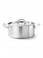 Garnek ze stali nierdzewnej 7,3L HENDI Kitchen Line 28x12cm Pokrywka Garnki