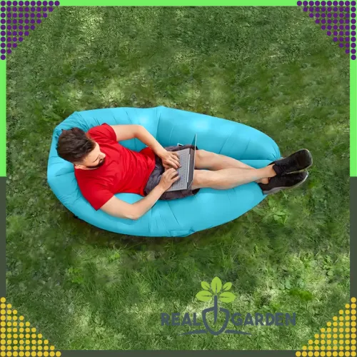 Nadmuchiwana Sofa Rozkładana na Plaże Forel Materac Leżak Lazy Bag Torba na Arena.pl