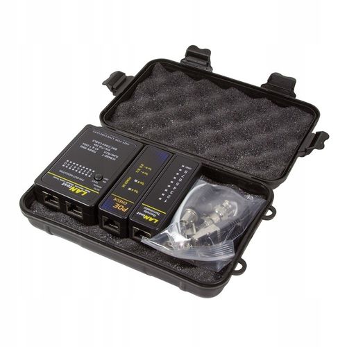 Tester kabli RJ45 sieciowych z funkcją PoE Finder wskaźnik LED LogiLink na Arena.pl