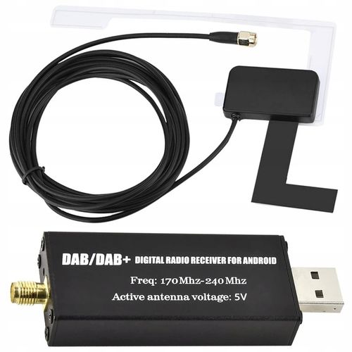 ANTENA,TUNER DAB+ DEDYKOWANY ADAPTER DO RADIA Z SYSTEMEM ANDROID USB, SMA na Arena.pl