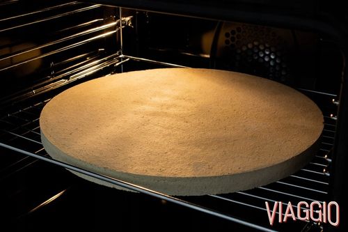 KAMIEŃ SZAMOTOWY DO PIZZY VIAGGIO 35 CM + ŁOPATKA + EBOOK GRATIS! na Arena.pl