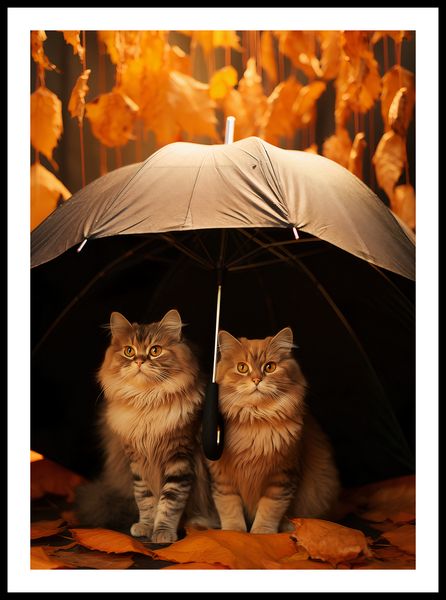 Plakat 50x70cm Jesienny Koci Schron zdjęcie 3