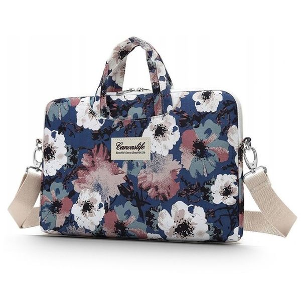 CANVASLIFE BRIEFCASE LAPTOP 15-16 BLUE CAMELLIA zdjęcie 1