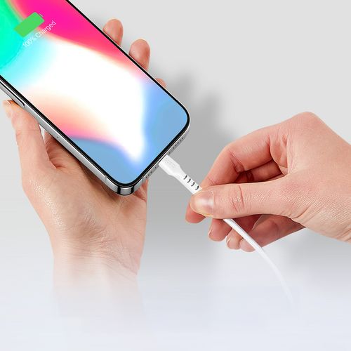 kabel przewód usb-c pd 25w 1 m - biały na Arena.pl