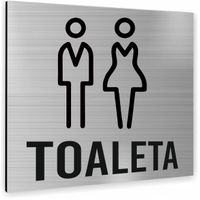 Tabliczka DOWOLNY TEKST NAPIS Tablica nierdzewna PIKTOGRAM ALUMINIUM