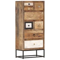 Komoda, 45x30x105 cm, lite drewno z odzysku