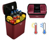 LODÓWKA TURYSTYCZNA SAMOCHODOWA 24L Bordo E 52W FUNKCJA GRZANIA 12V 230V