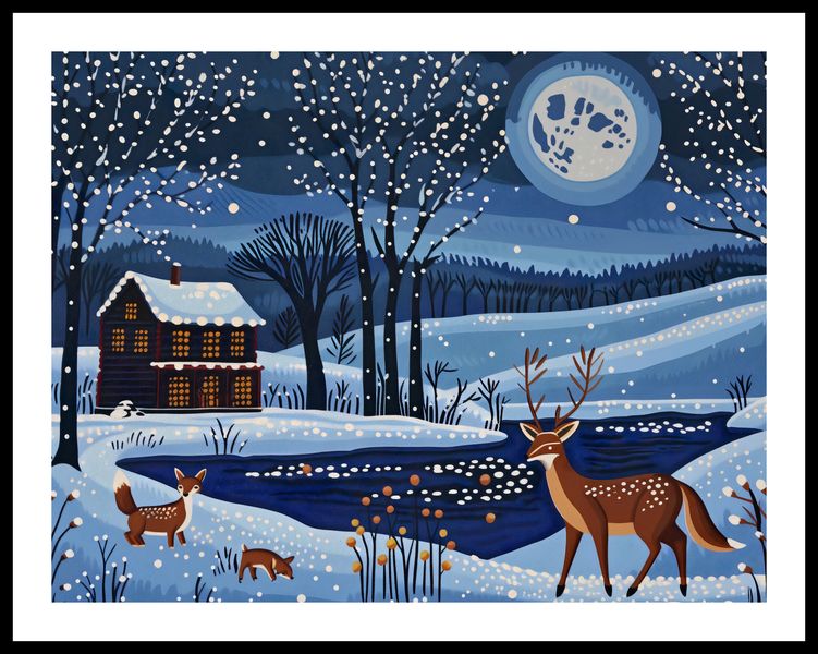 Plakat 65x50cm Przyszła Zima zdjęcie 3