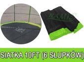 Siatka Ochronna Skyramiz Zielony Do Trampoliny Ogrodowej 305Cm/10Ft 6 Tunel