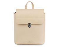 Beżowy plecak damski Dominica - Giovani Beż Srebrny