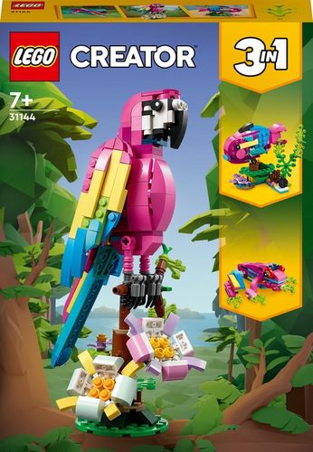 LEGO Creator 3w1 Egzotyczna różowa papuga 31144 na Arena.pl