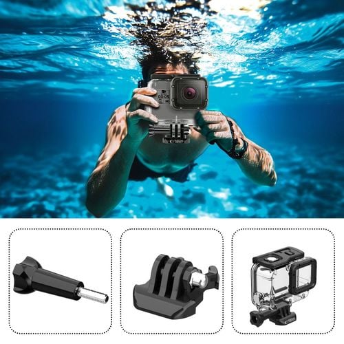 tech-protect ga200 waterproof case gopro hero 5 / 6 / 7 clear na Arena.pl