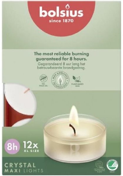 Świece Bolsius 8h 12 sztuk zdjęcie 1