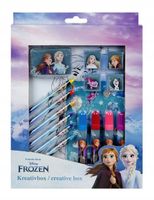 Zestaw artystyczny stempelki pieczątki kredki markery Kraina Lodu Frozen