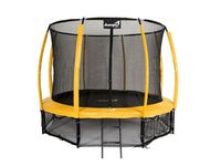 Emaga Trampolina Ogrodowa Jumpi 312cm/10FT Maxy Comfort Plus Żółta