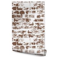 Tapeta Do Sypialni Abstrakcyjny MUR Cegła Efekt 3D