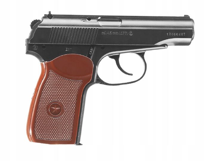 Borner Pistolet Wiatrówka Replika MAKAROV PM-X 4,5 mm 4,5 mm BBs CO2 zdjęcie 4
