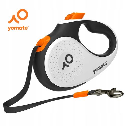 MOCNA SMYCZ AUTOMATYCZNA dla PSA / BIAŁA / BLOKADA / TAŚMA / 5 METRÓW na Arena.pl