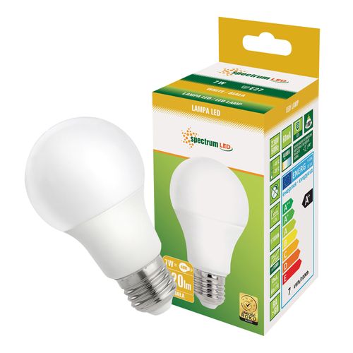 Żarówka LED GLS E27 7W neutralna NW WOJ13897 Spectrum na Arena.pl