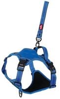 Szelki dla psa z wbudowaną smyczą automatyczną Zolux Easyride L niebieskie