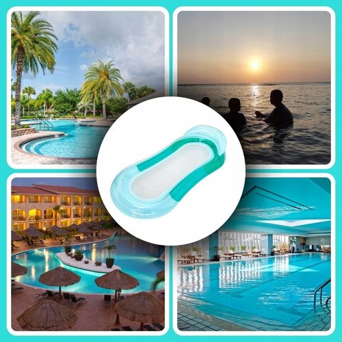 MATERAC DMUCHANY DO PŁYWANIA PONTON PŁYWAJĄCY DO BASENU NAD WODĘ 160X75 cm na Arena.pl