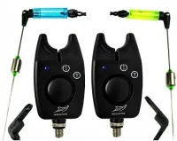 ZESTAW 2x SYGNALIZATOR WODOODPORNY WĘDKARSKI DIODY LED+ 2x SWINGER ŚWIETLIK