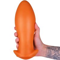 Duży Silikonowy Korek Analny, Miękka Zatyczka, ROZMIAR XXL