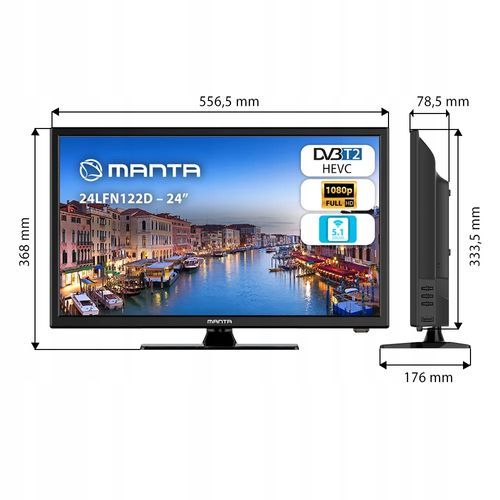 Telewizor 12V 24'' SMART ANDROID XIAOMI USB HDMI na Arena.pl