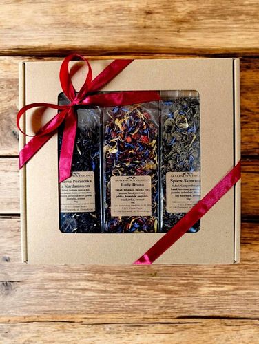 Zestaw Prezentowy 3 Herbat Owocowa Zielona Urodziny Dla Nauczyciela Imienin na Arena.pl