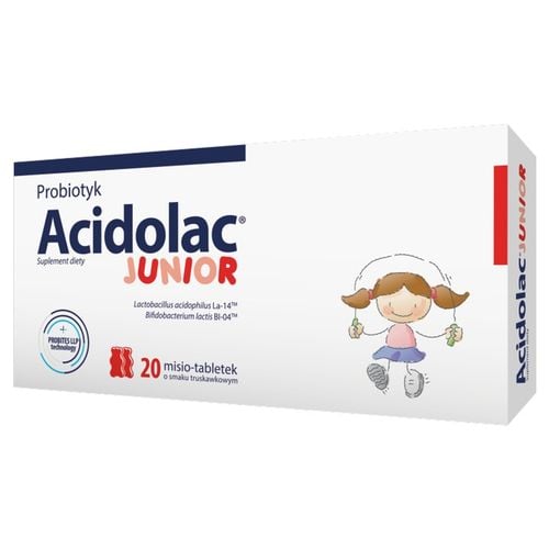ACIDOLAC JUNIOR MISIO-TABLETKI (SMAK TRUSKAWKOWY) na Arena.pl