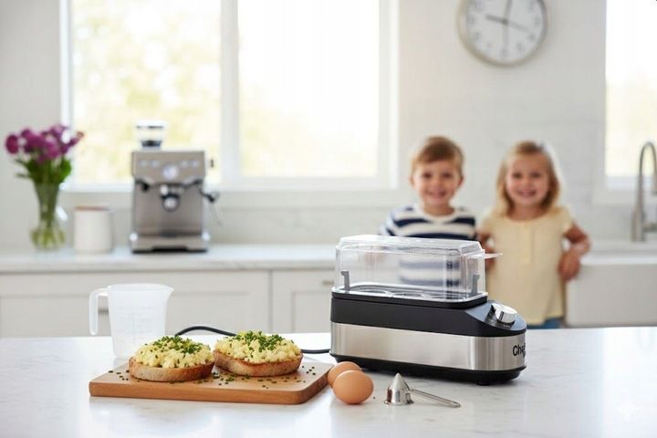 ChefOne SE-D031 jajowar do gotowania jajek automat do jaj na 3 sztuki zdjęcie 2