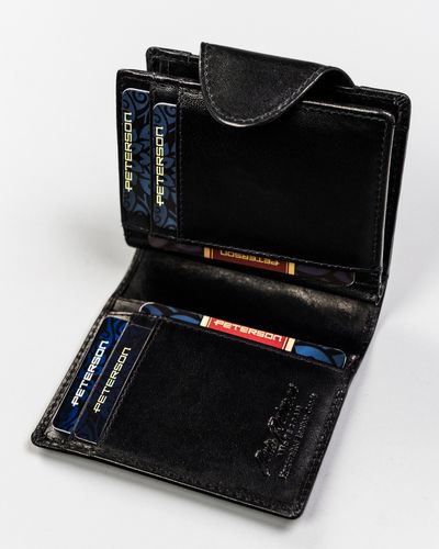 skórzany portfel damski z systemem rfid - peterson na Arena.pl