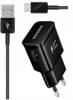 ORYGINALNA ŁADOWARKA SIECIOWA SAMSUNG SZYBKA 2A + KABEL USB-C 1,5M