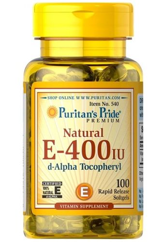 Witamina E-400 IU Naturalna (100kaps) Puritan's Pride na Arena.pl
