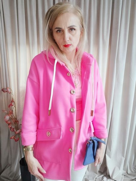 Kurtka z kapturem oversize zdjęcie 4