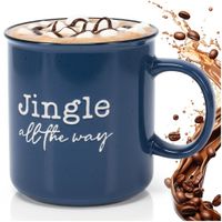 Kubek Świąteczny do Kawy Herbaty Prezent Święta Boże Narodzenie Duży XXL