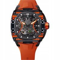 Zegarek Męski Tsar Bomba TB8605-03 pomarańczowy pasek