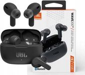 WAVE 200 ! SŁUCHAWKI BEZPRZEWODOWE JBL WAVE 200 TWS CZARNE