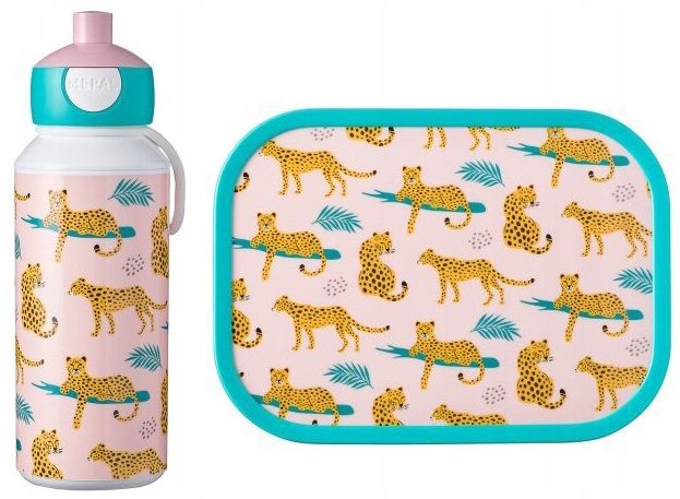 MEPAL LUNCHBOX ŚNIADANIÓWKA POJEMNIK KANAPEK SZKOŁY BIDON DZIECKA LEOPARD zdjęcie 3