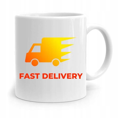 Kubek Prezent Dla Kuriera Kurier Fast Delivery Z Nadrukiem Ze Zdjęciem na Arena.pl